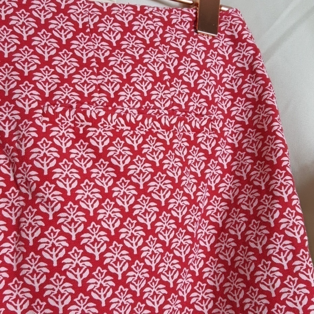 Madewell Tulip Tree Deck Shorts Red White Floral Coastal 2 - Picture 6 of 8